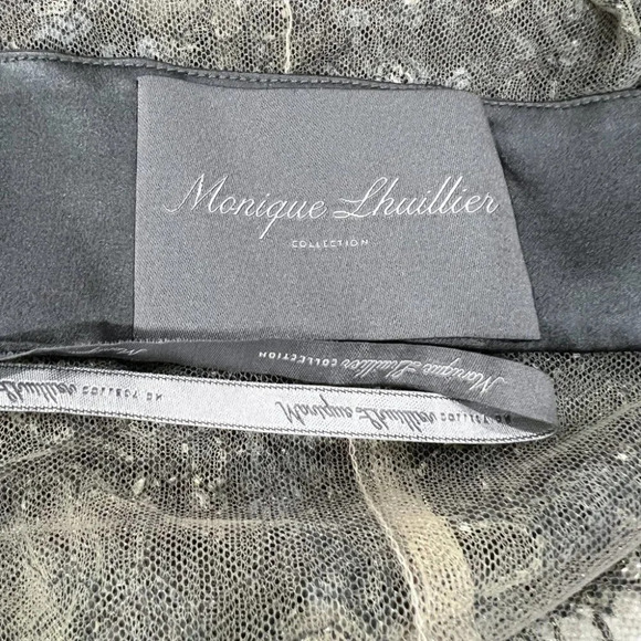 NWT Monique Lhuillier Gray Luxury Pageant Formal Gown $5995 - Picture 15 of 15